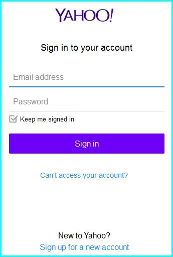 sign in yahoo uk.